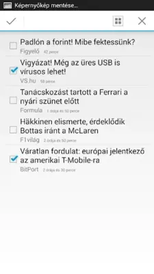 Hírkereső - friss hírek android App screenshot 3