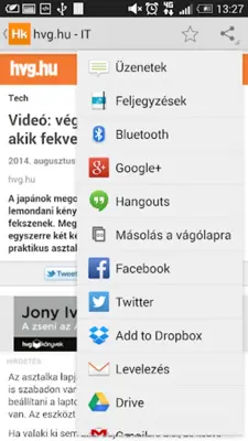 Hírkereső - friss hírek android App screenshot 5